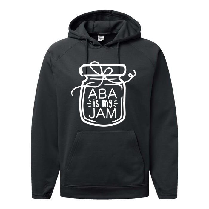 ABA Is My Jam Autism Awareness Performance Fleece Hoodie