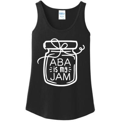 ABA Is My Jam Autism Awareness Ladies Essential Tank