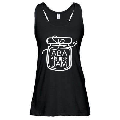 ABA Is My Jam Autism Awareness Ladies Essential Flowy Tank