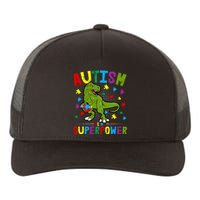 Autism Is My Superpower Autism Dinosaur Yupoong Adult 5-Panel Trucker Hat