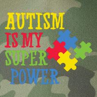 Autism Is My Super Power Legacy Tie Dye Trucker Hat
