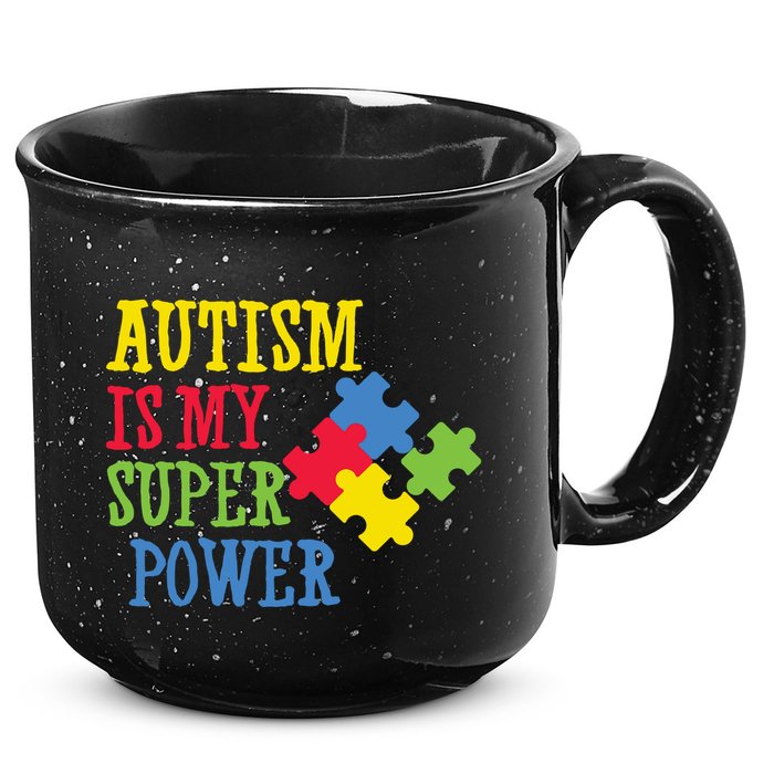 Autism Is My Super Power 15oz Campfire Ceramic Mug