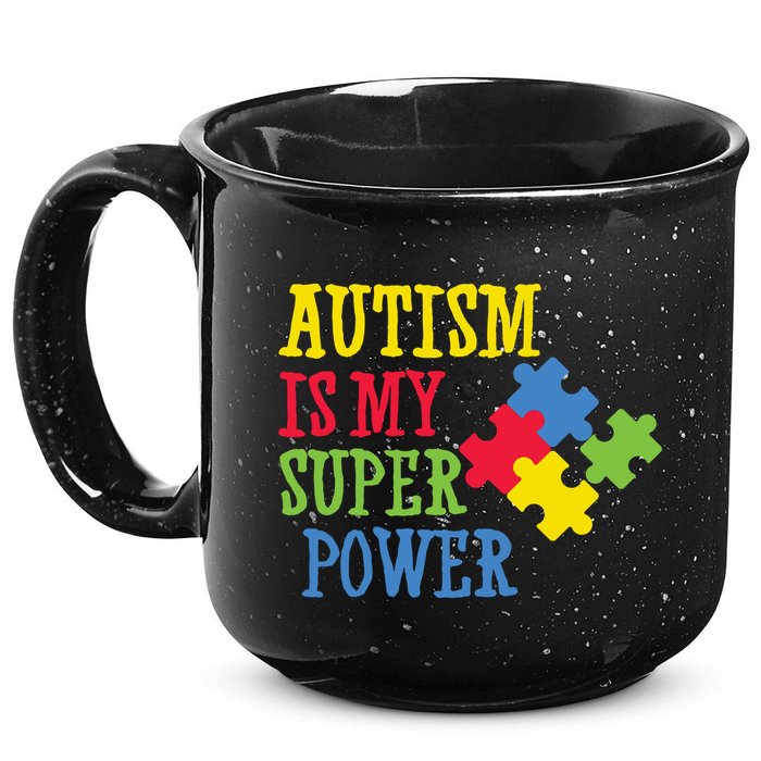 Autism Is My Super Power 15oz Campfire Ceramic Mug
