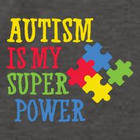 Autism Is My Super Power Vector Backpack