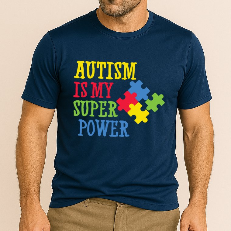 Autism Is My Super Power Performance Shirt