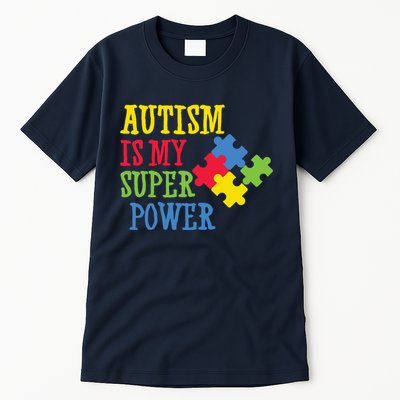 Autism Is My Super Power Tall T-Shirt
