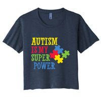 Autism Is My Super Power Crop Top