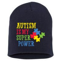 Autism Is My Super Power Short Acrylic Beanie