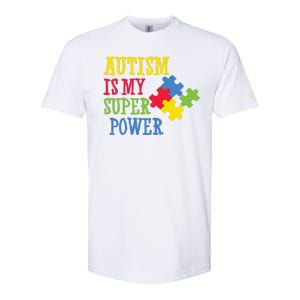 Autism Is My Super Power Softstyle CVC T-Shirt