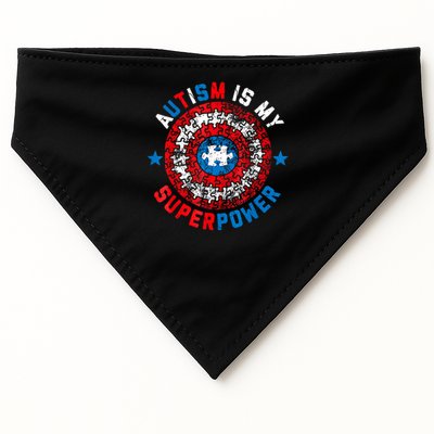 Autism Is My Superpower Autism Awareness Autistic For  USA-Made Doggie Bandana