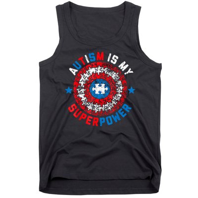 Autism Is My Superpower Autism Awareness Autistic For  Tank Top