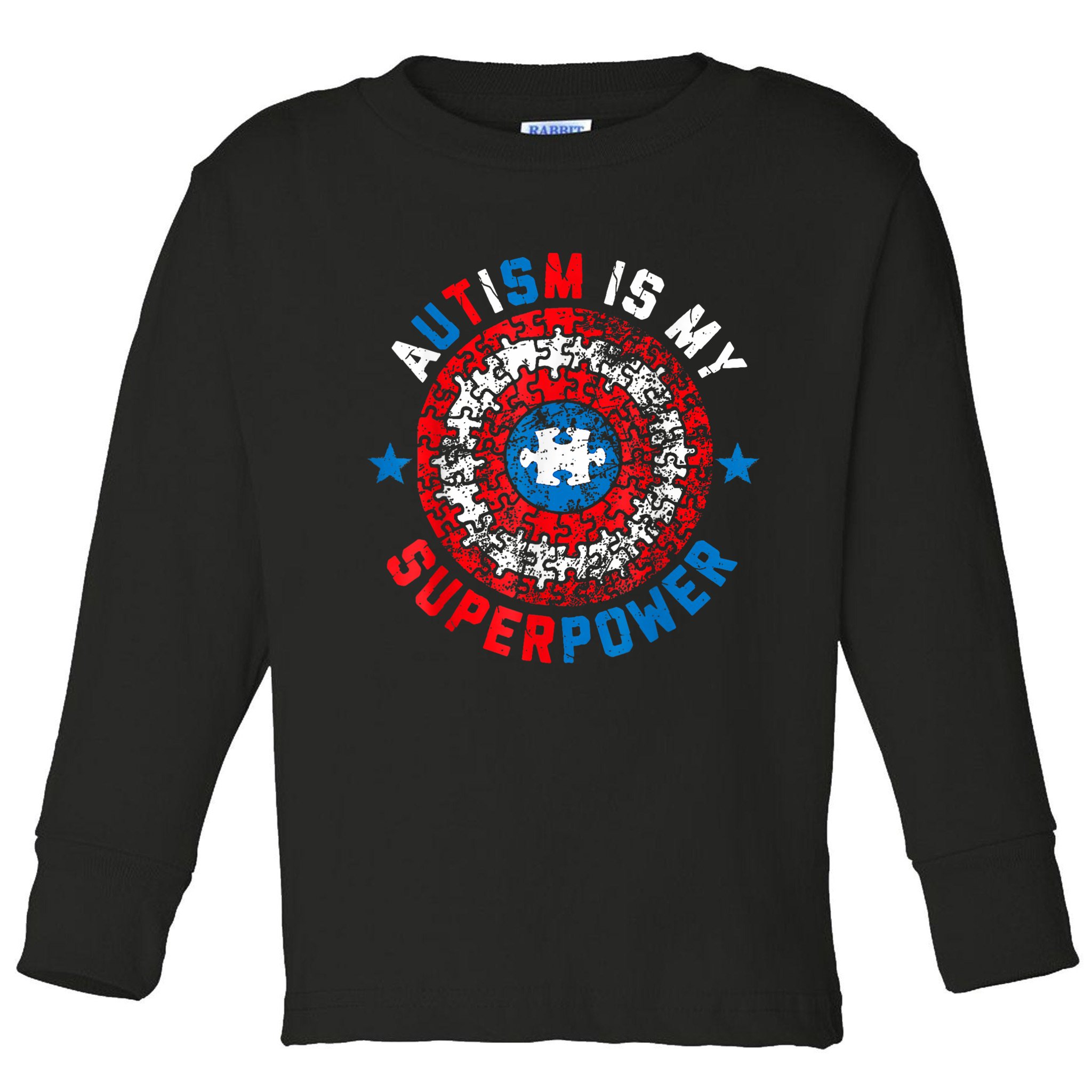 Autism Is My Superpower Autism Awareness Autistic For  Toddler Long Sleeve Shirt