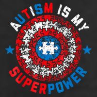 Autism Is My Superpower Autism Awareness Autistic For  Golf Towel