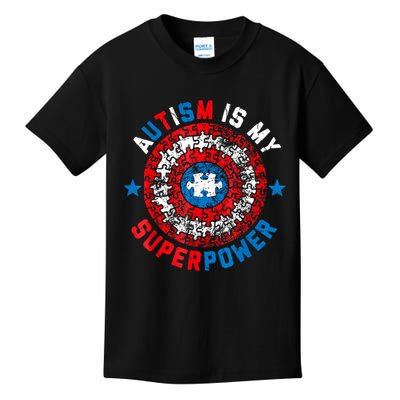 Autism Is My Superpower Autism Awareness Autistic For  Kids T-Shirt
