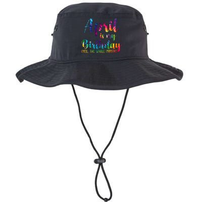 April Is My Birthday Yes The Whole Month Colorful Legacy Cool Fit Booney Bucket Hat