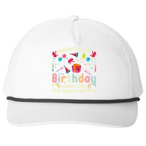 August Is My Birthday Yes The Whole Month Snapback Five-Panel Rope Hat