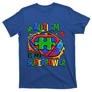 Autism Is My Super Power Superhero Autism Awareness Cute Gift T-Shirt