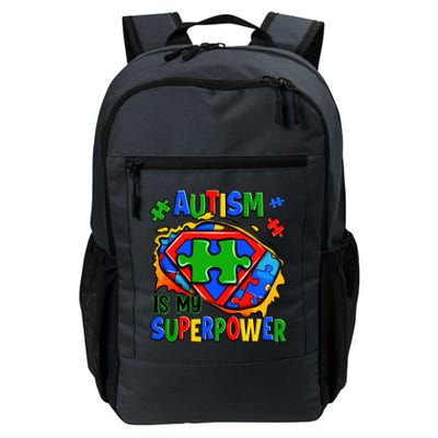 Autism Is My Super Power Superhero Autism Awareness Cute Gift Daily Commute Backpack