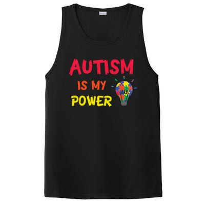 Autism Is My Super Power Superhero Autism Awareness Great Gift PosiCharge Competitor Tank