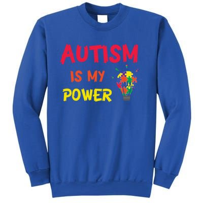 Autism Is My Super Power Superhero Autism Awareness Great Gift Sweatshirt