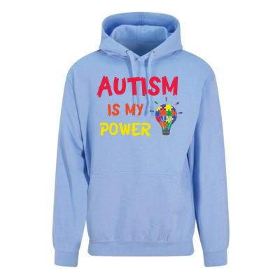 Autism Is My Super Power Superhero Autism Awareness Great Gift Unisex Surf Hoodie