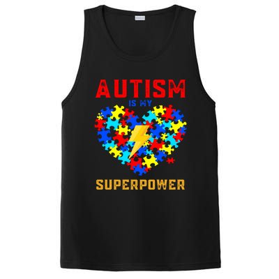 Autism Is My Super Power Superhero Autism Awareness Gift PosiCharge Competitor Tank