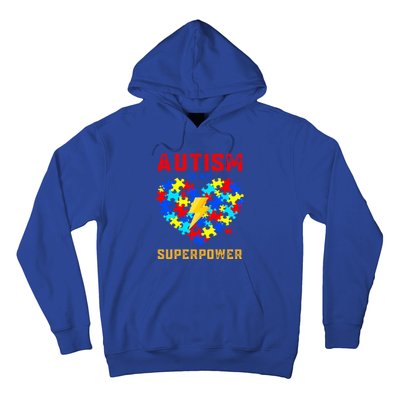 Autism Is My Super Power Superhero Autism Awareness Gift Hoodie