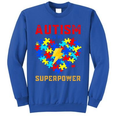 Autism Is My Super Power Superhero Autism Awareness Gift Sweatshirt