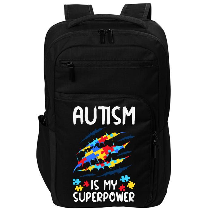 'Autism Is My Superpower Impact Tech Backpack