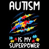 'Autism Is My Superpower Drawstring Bag