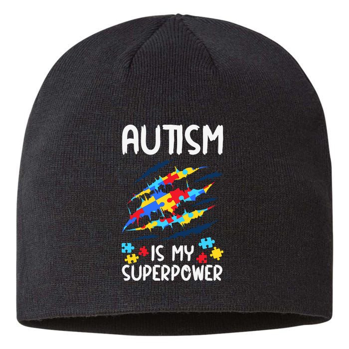 'Autism Is My Superpower Sustainable Beanie