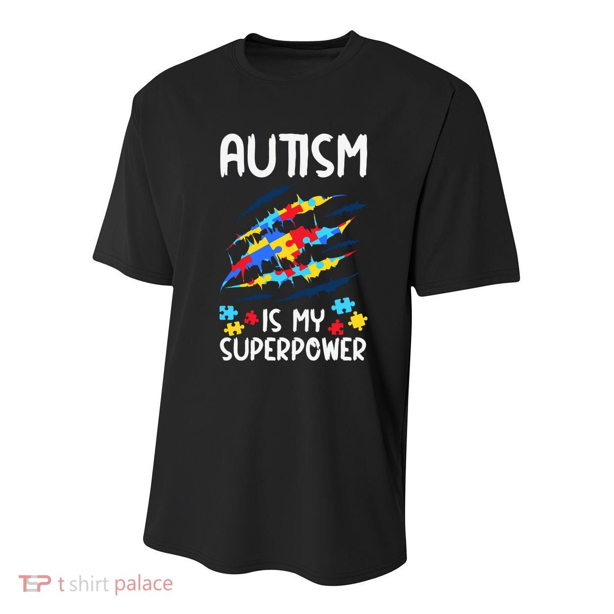 'Autism Is My Superpower Youth Performance Sprint T-Shirt