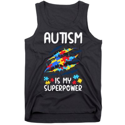 'Autism Is My Superpower Tank Top