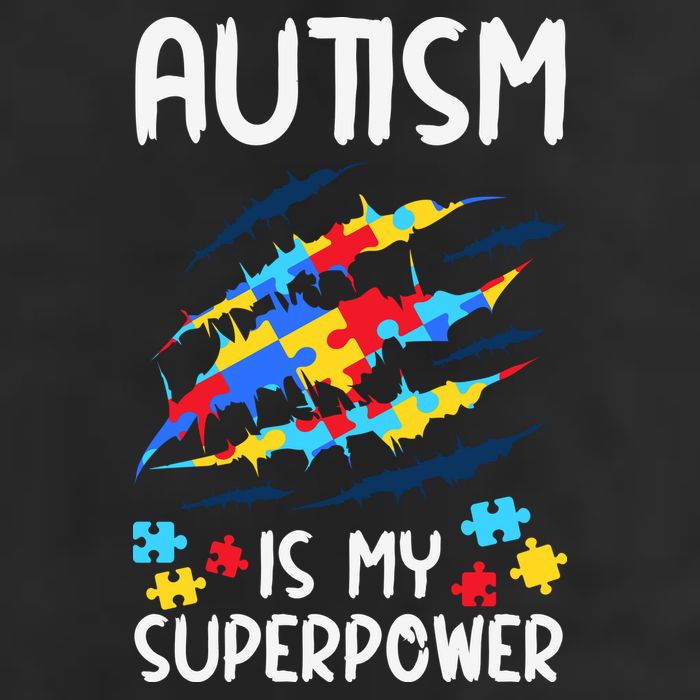 'Autism Is My Superpower Golf Towel