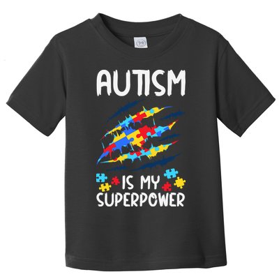 'Autism Is My Superpower Toddler T-Shirt
