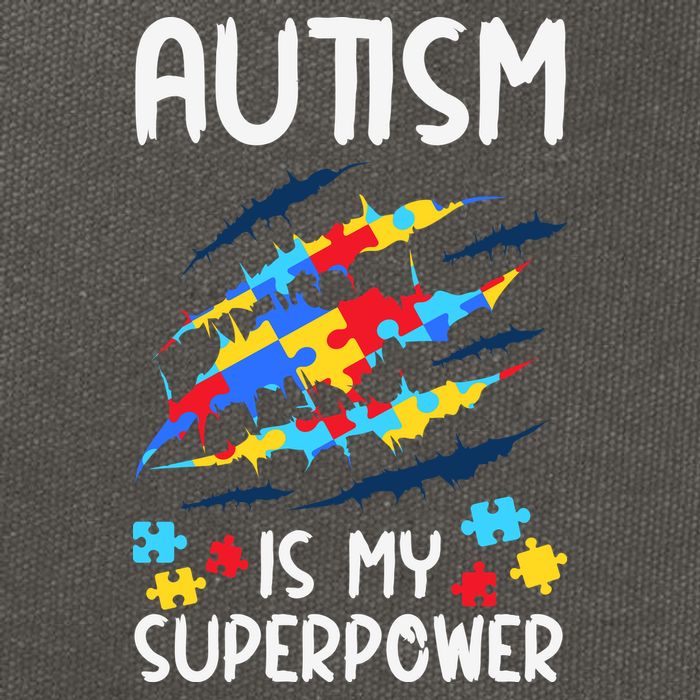 'Autism Is My Superpower Cotton Canvas Backpack