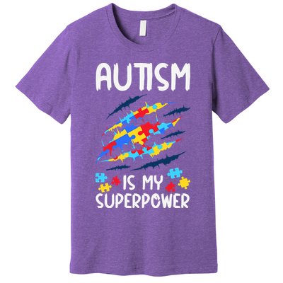 'Autism Is My Superpower Premium T-Shirt