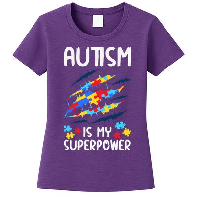 'Autism Is My Superpower Womens T-Shirt