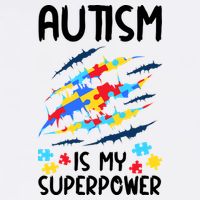 'Autism Is My Superpower Garment-Dyed Sweatshirt