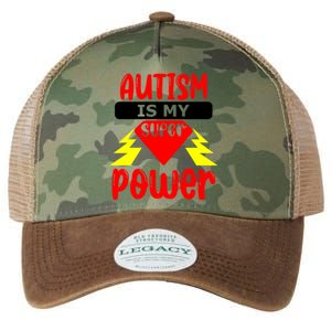 Autism Is My Super Power Gift Legacy Tie Dye Trucker Hat