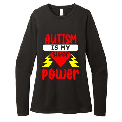 Autism Is My Super Power Cool Gift Womens CVC Long Sleeve Shirt