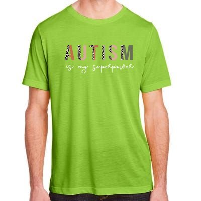 Autism Is My Superpower Autism Awareness Neurodiversity Gift Adult ChromaSoft Performance T-Shirt