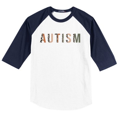 Autism Is My Superpower Autism Awareness Neurodiversity Gift Baseball Sleeve Shirt