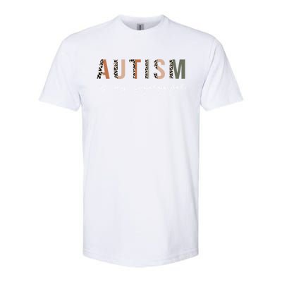 Autism Is My Superpower Autism Awareness Neurodiversity Gift Softstyle CVC T-Shirt