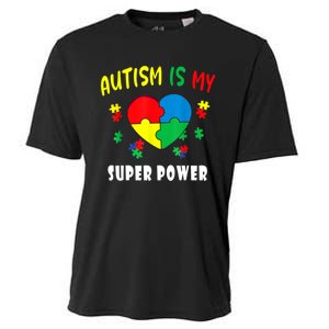 Autism Is My Super Power Cooling Performance Crew T-Shirt