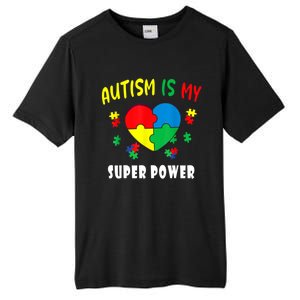 Autism Is My Super Power Tall Fusion ChromaSoft Performance T-Shirt