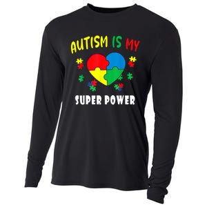 Autism Is My Super Power Cooling Performance Long Sleeve Crew