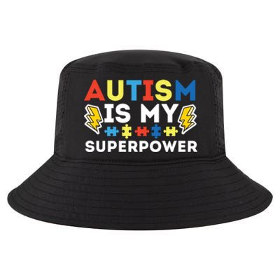 Autism Is My Superpower Autistic Advocate Gift Cool Comfort Performance Bucket Hat