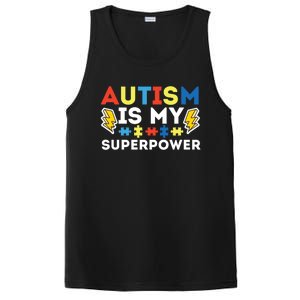 Autism Is My Superpower Autistic Advocate Gift PosiCharge Competitor Tank