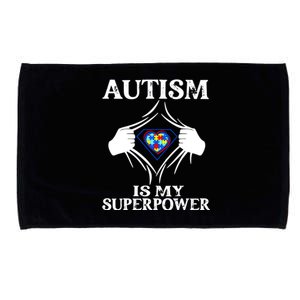 Autism Is My Super Power Microfiber Hand Towel